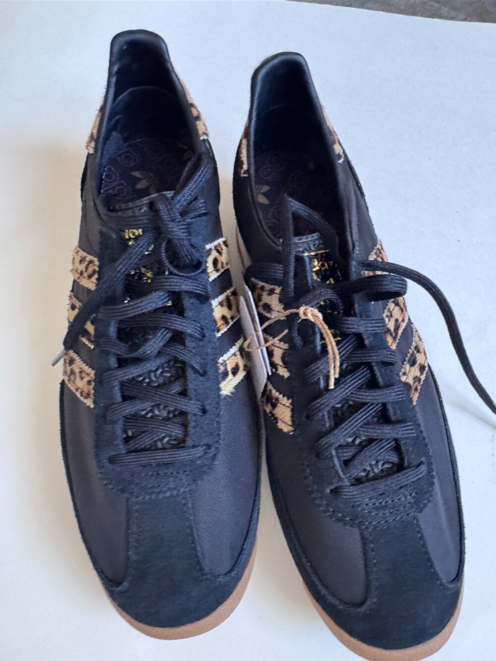 adidas-(WMNS) adidas SL72 OG 'Leopard' 9.5